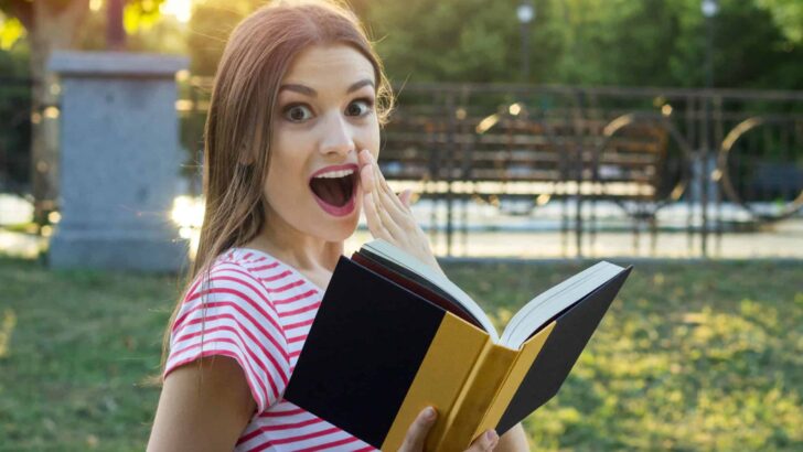 girl enjoys free library card discounts from her local library