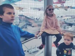 Thelins enjoy Seattle free museum day at Museum of Flight
