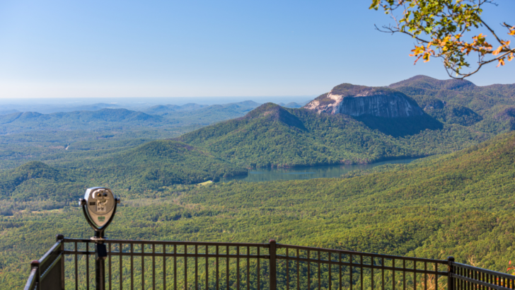 Caesar Head State Park viewpoint is one of the best South Carolina State Parks