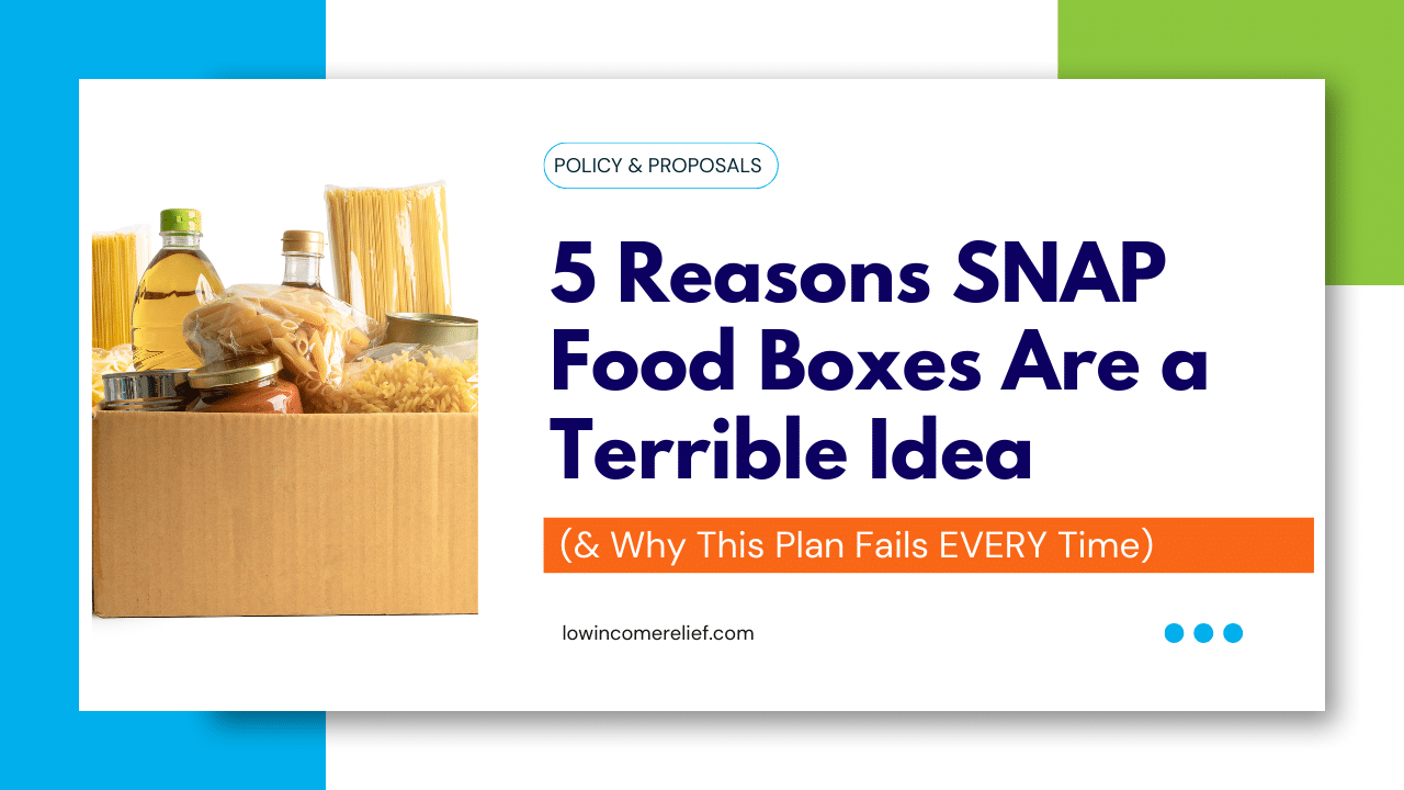title card says 5 reasons snap food boxes are a terrible idea