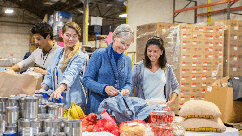 volunteers at food banks near Cheyenne WY