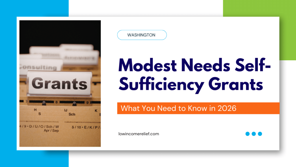 modest needs self-sufficiency grants title card for an article about modest needs in 2026