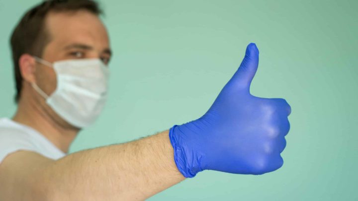 man is happy he figured out how to get a job in a pandemic