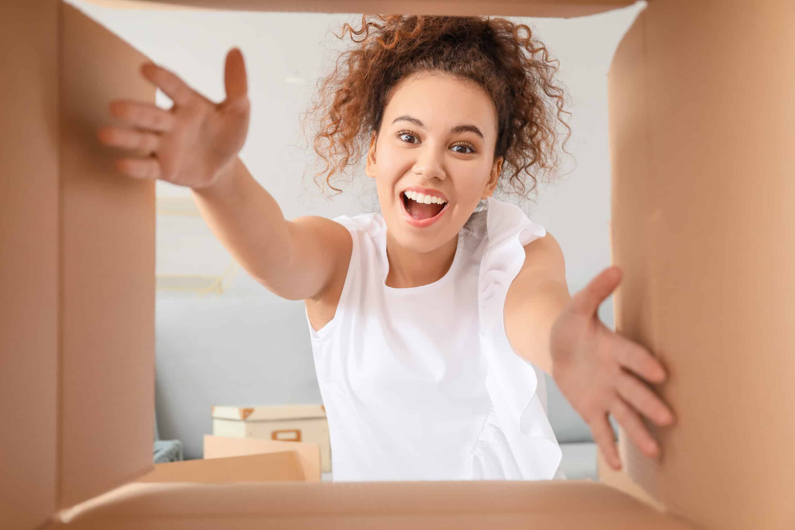 woman discovers how to get free stuff by mail
