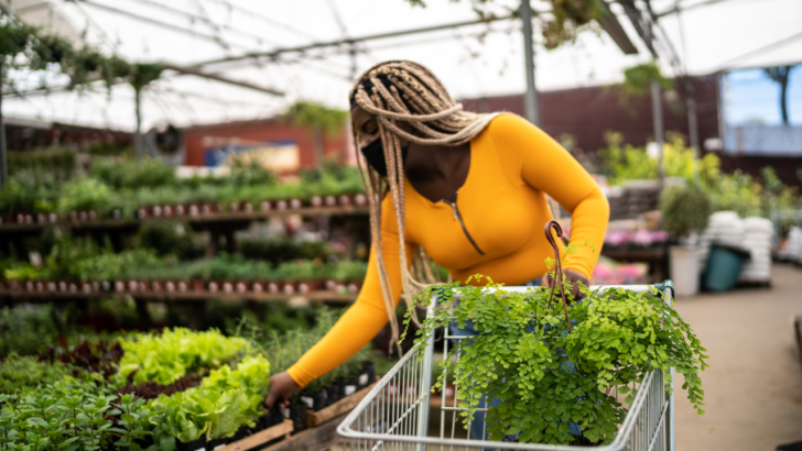 woman learns where to buy plants with EBT
