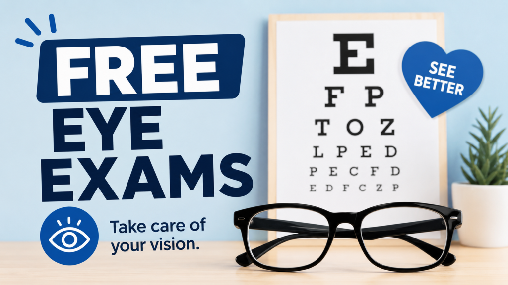 free eye exams