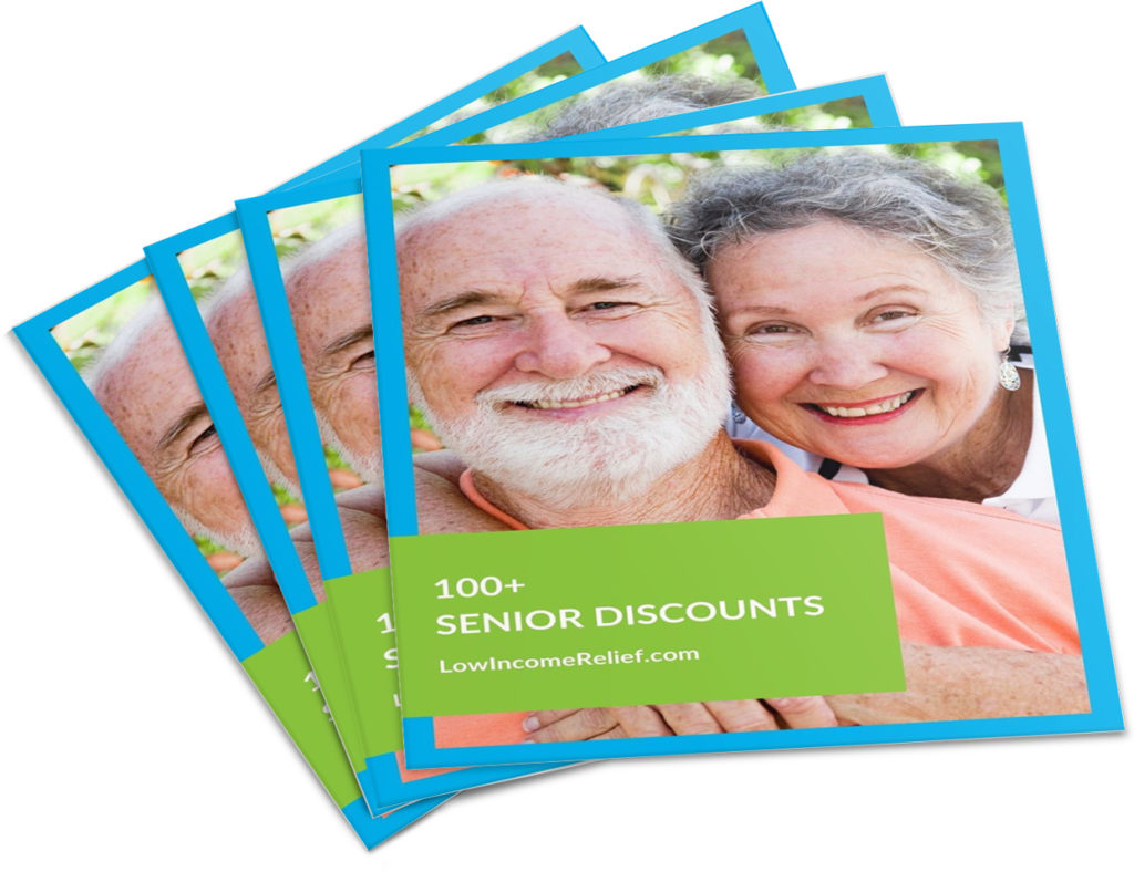 senior discounts list pdf by low income relief