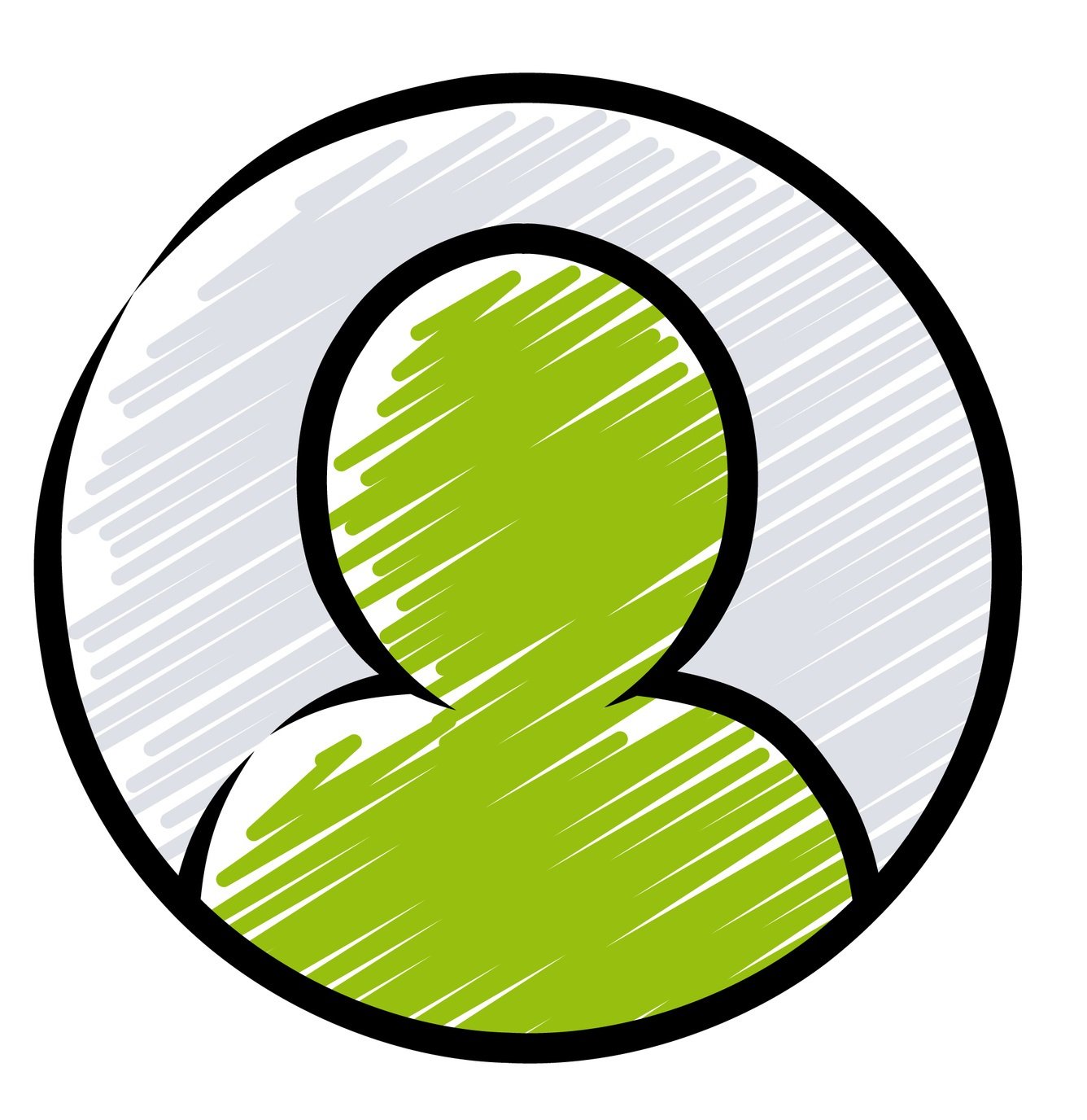 Green avatar for