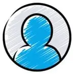 blue avatar for