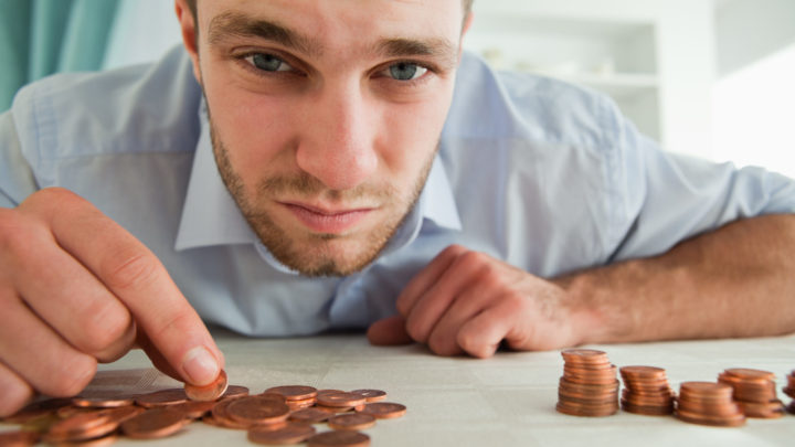 guy is wondering how to get help when you're broke