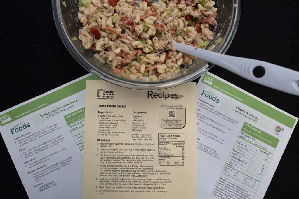 recipes that help seniors cook with USDA Commodity Food List