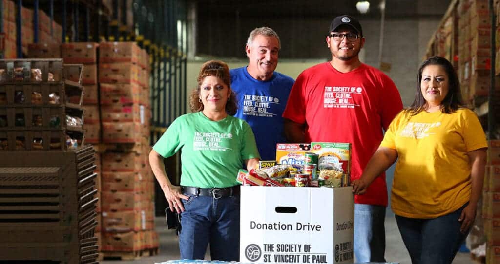 St. Vincent de Paul helps the poor through food pantries