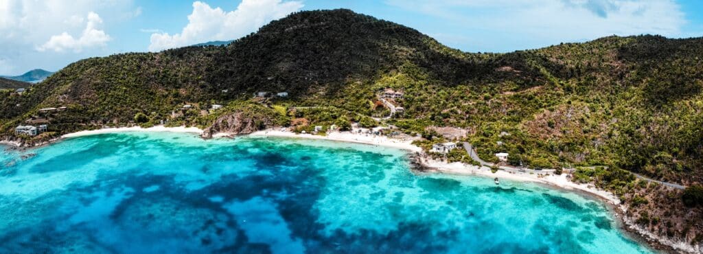 image of island in article on financial assistance in the us virgin islands