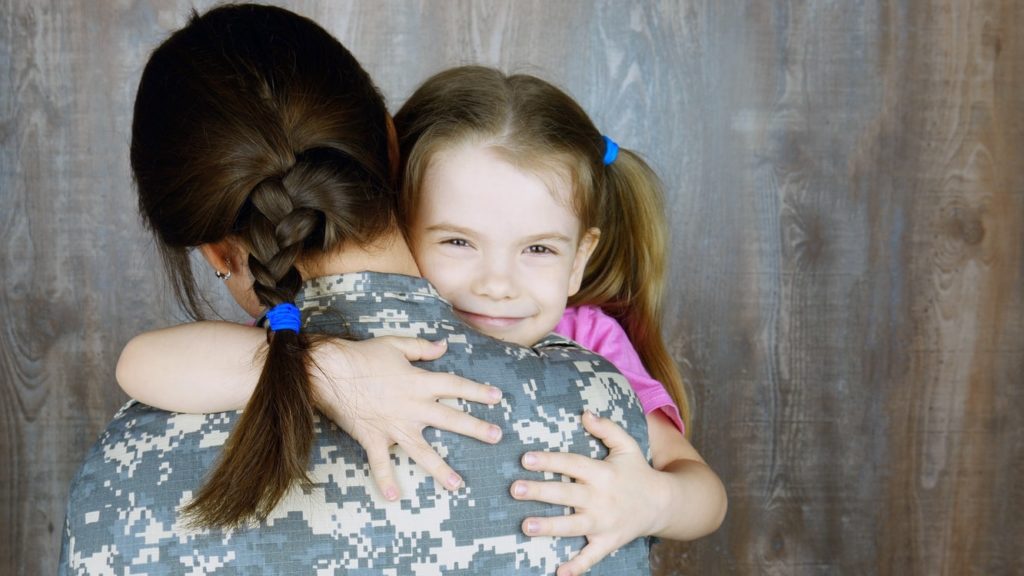 Arizona Military Family Relief Fund mother and daughter