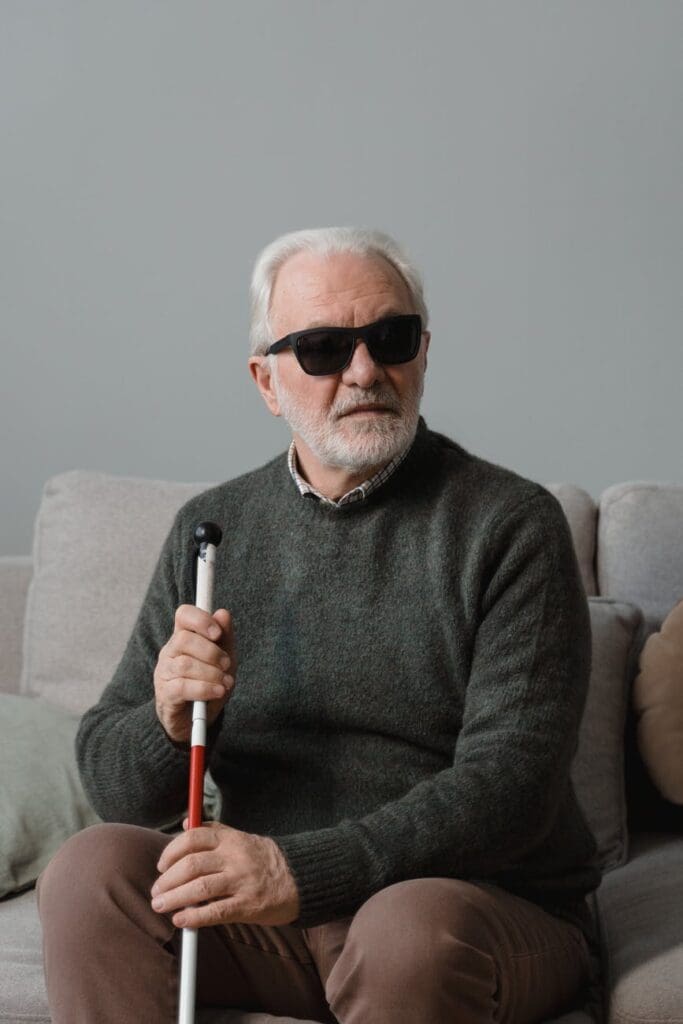 ADB Cash Assistance blind recipient