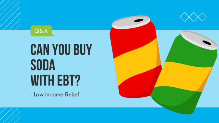 cover photo with two drinks and the text can you buy soda with EBT