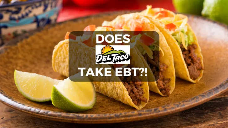 tacos on plate under text does del taco take EBT