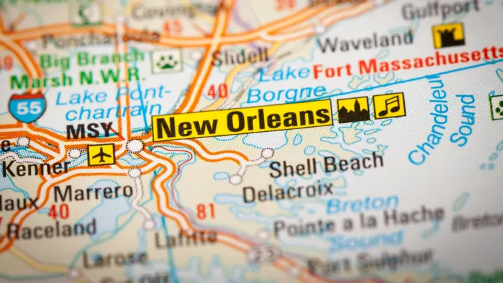 map of the first 72+ in new orleans