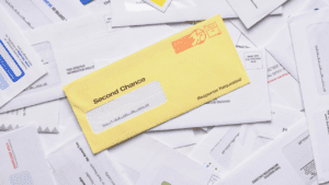 letters sent to a mailing address for homeless people