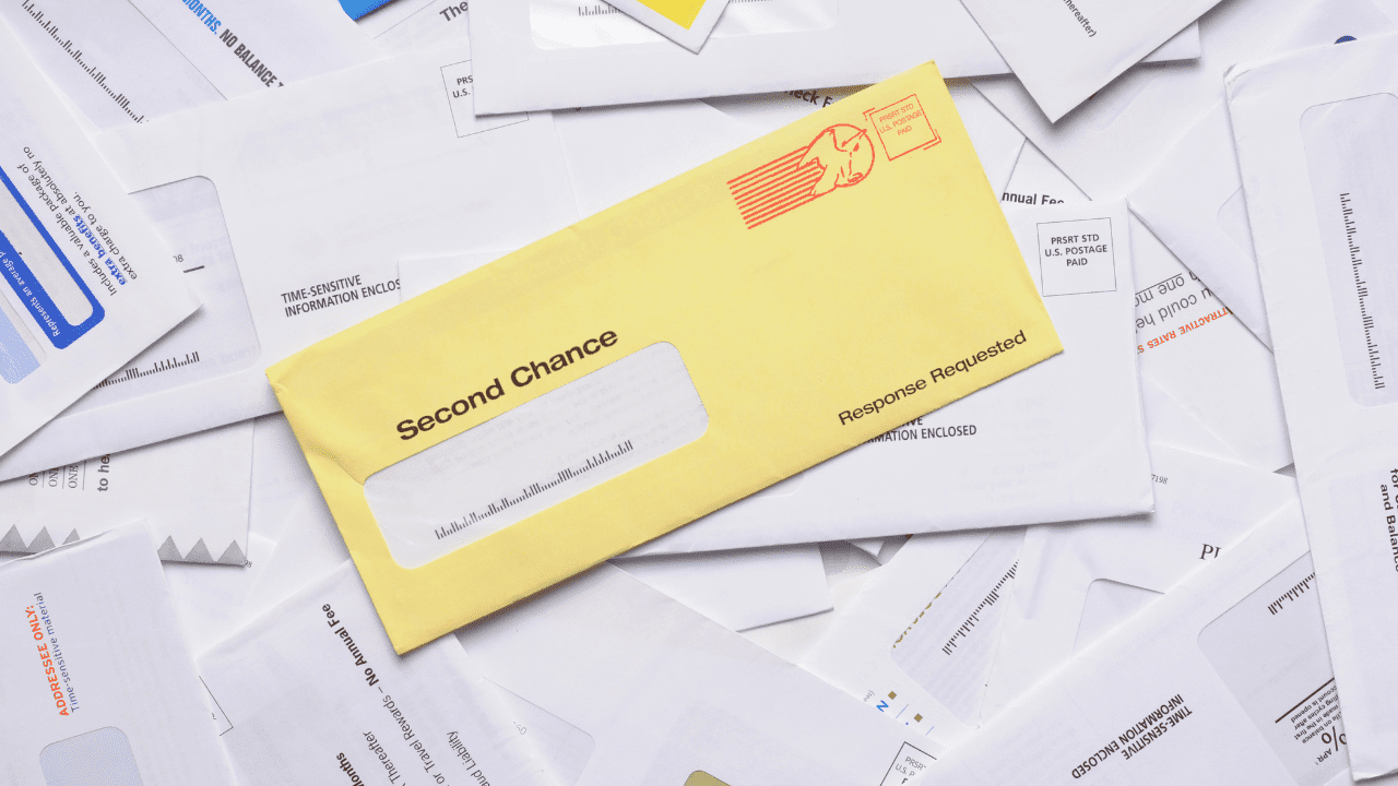 letters sent to a mailing address for homeless people