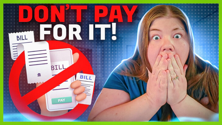 thumbnail for low income relief video about bills you don't have to pay when you're poor