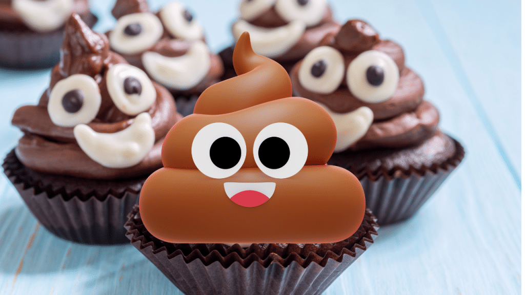 poop emojis smiling for a post about how to get paid to poop
