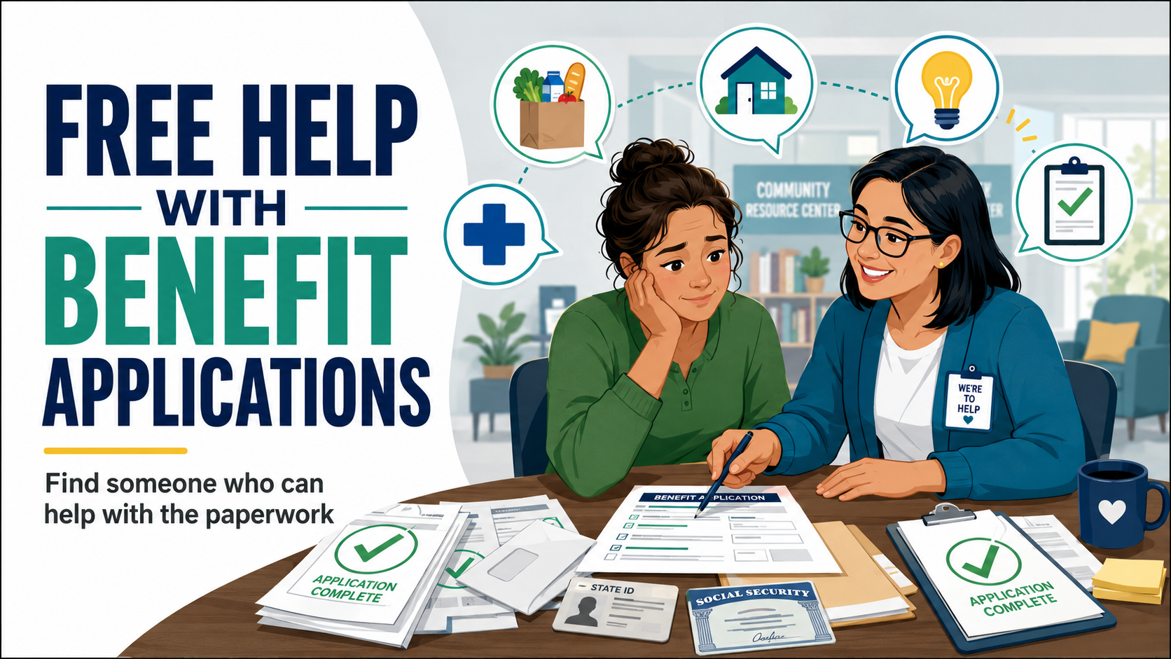 FREE HELP WITH BENEFIT APPLICATIONS