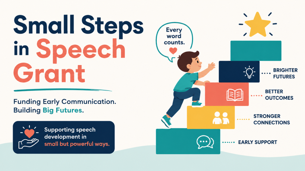 small steps in speech grant placeholder