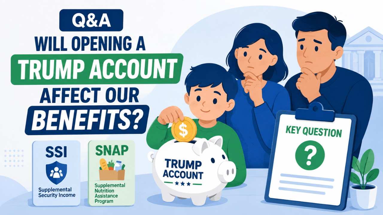 Will Opening a Trump Account for My Kids Affect Our Benefits